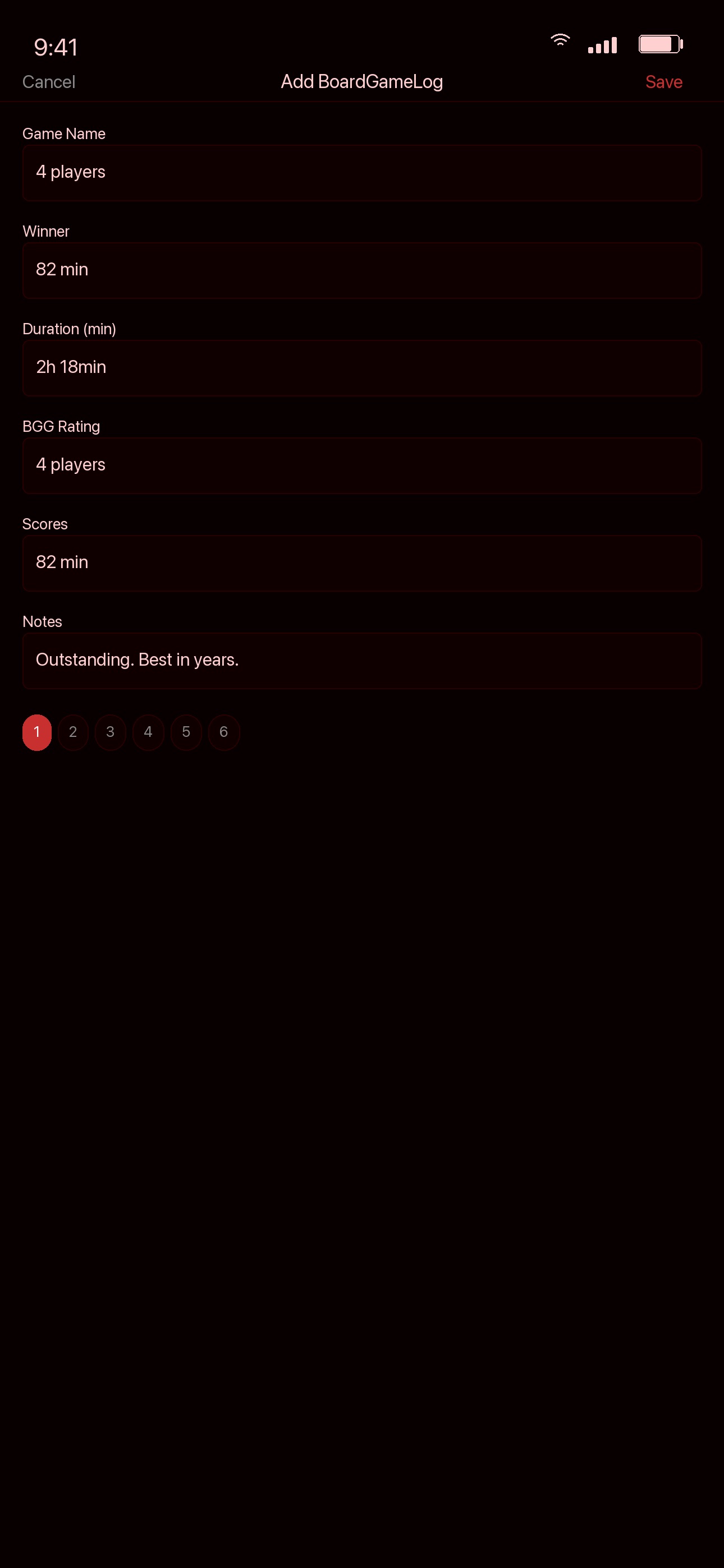 Screenshot 5 of BoardGameLog - Play Tracker