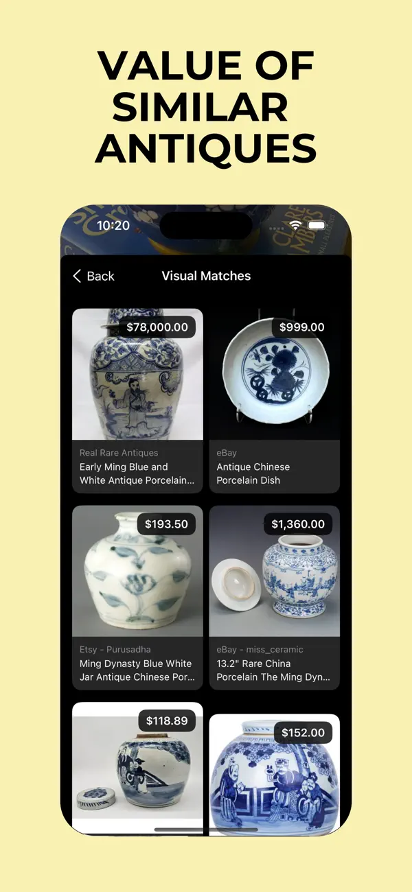 #5. Antique Identifier & Value (iOS) Podle: OBZENA LLC