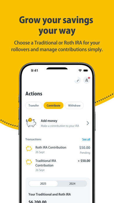 PensionBee: Combine 401(k)s iPhone screenshot 2 - Finance app