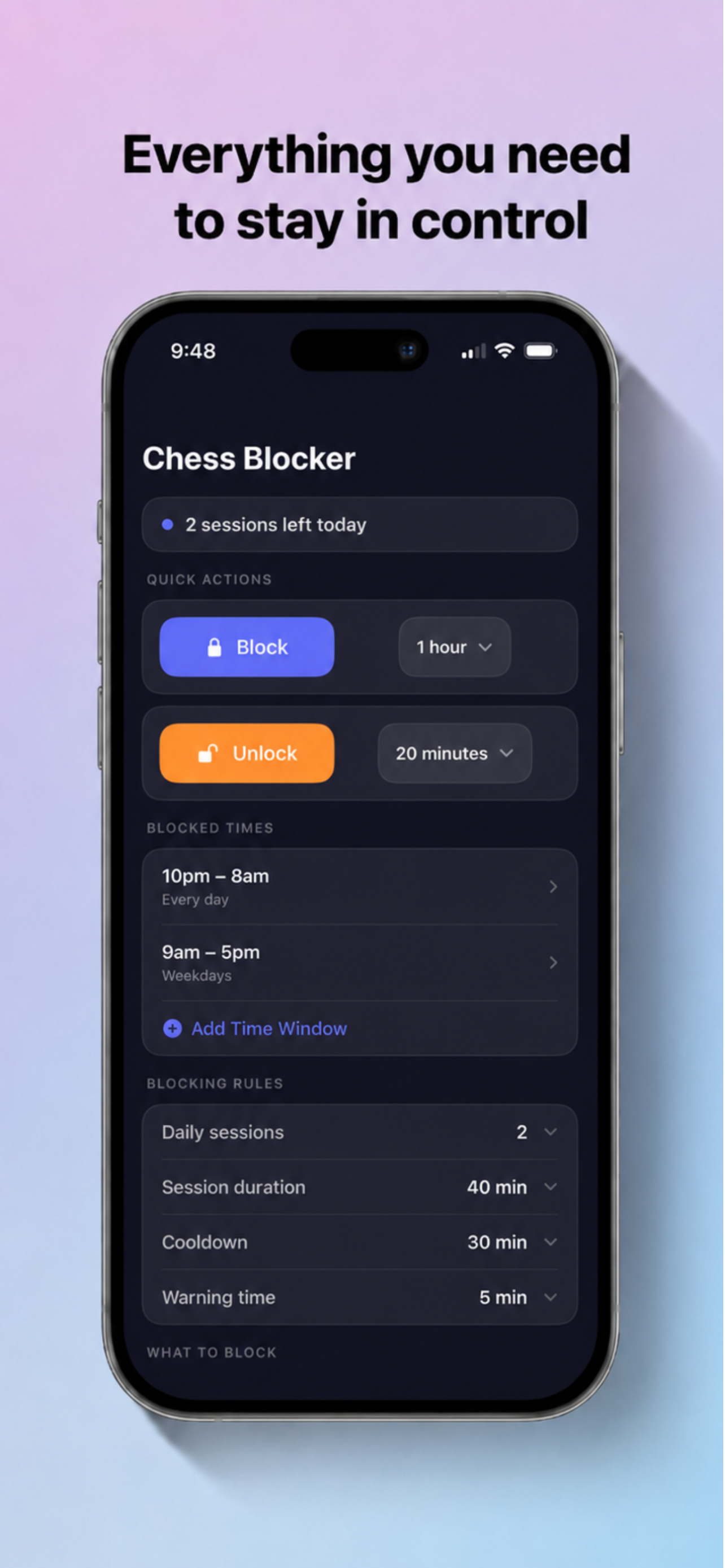 ChessZen - Screen Time Control screenshot 6