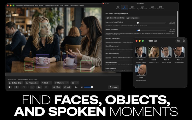 AI Lossless Video Cutter iPhone screenshot