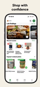 Exposr - Food Product Scanner screenshot