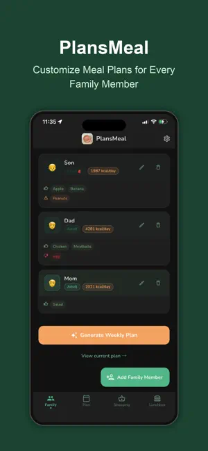 PlansMeal screenshot 4