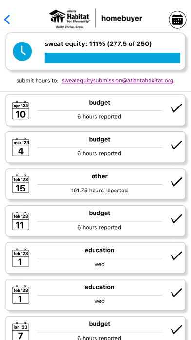 Atlanta Habitat Homebuyer Screenshot