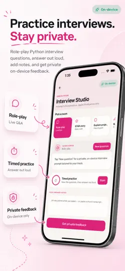 Captura de pantalla de Learn Python Coding With AI en iPhone 7