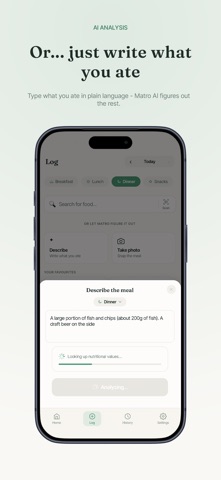 Matro - AI Calorie Tracker Screenshot 3 of 5
