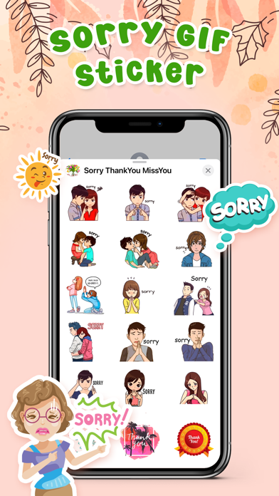 Sorry & Thank You & Miss You Screenshot
