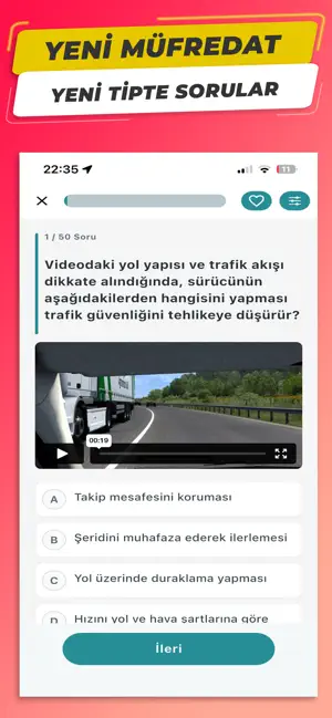 Ehliyet Soruları 2026 EhliJET screenshot 2