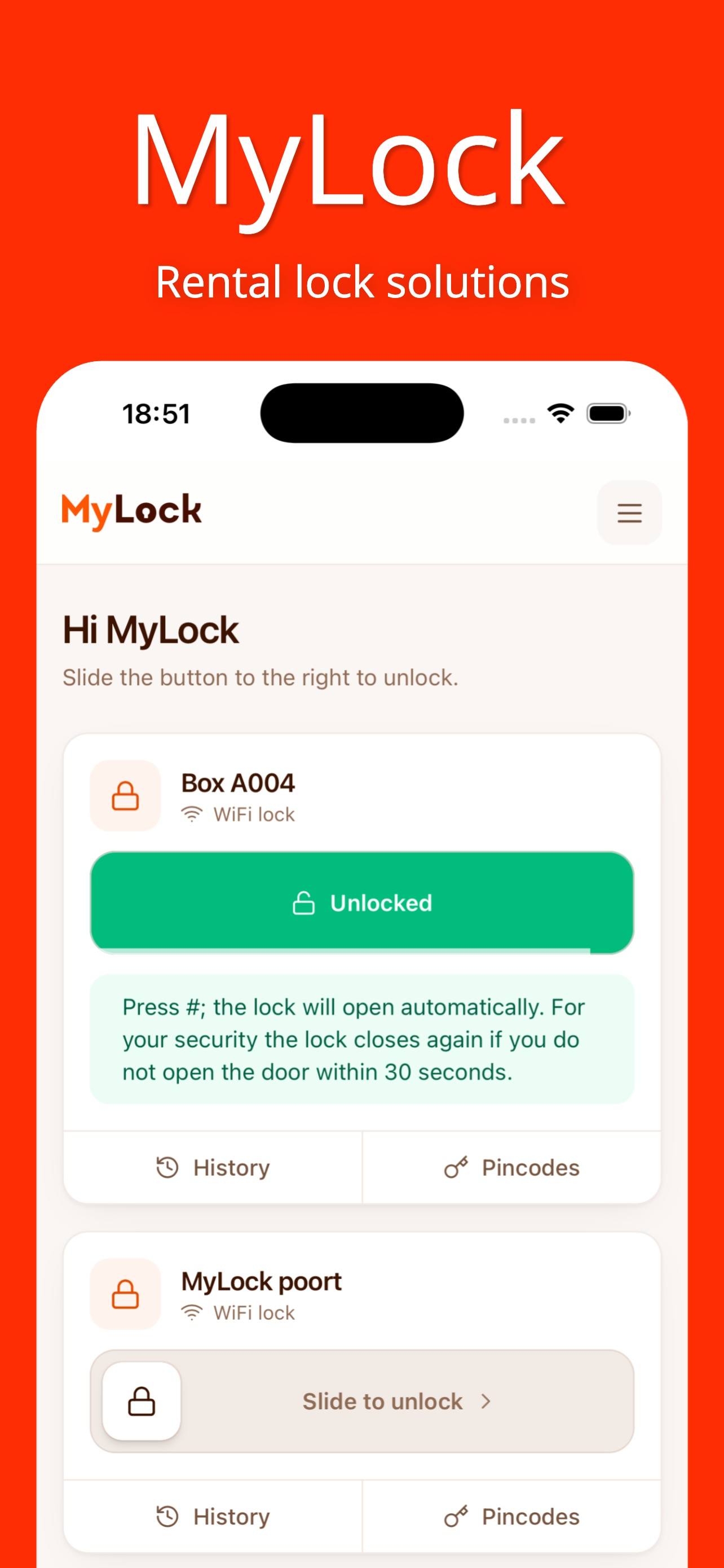 MyLock screenshot 3
