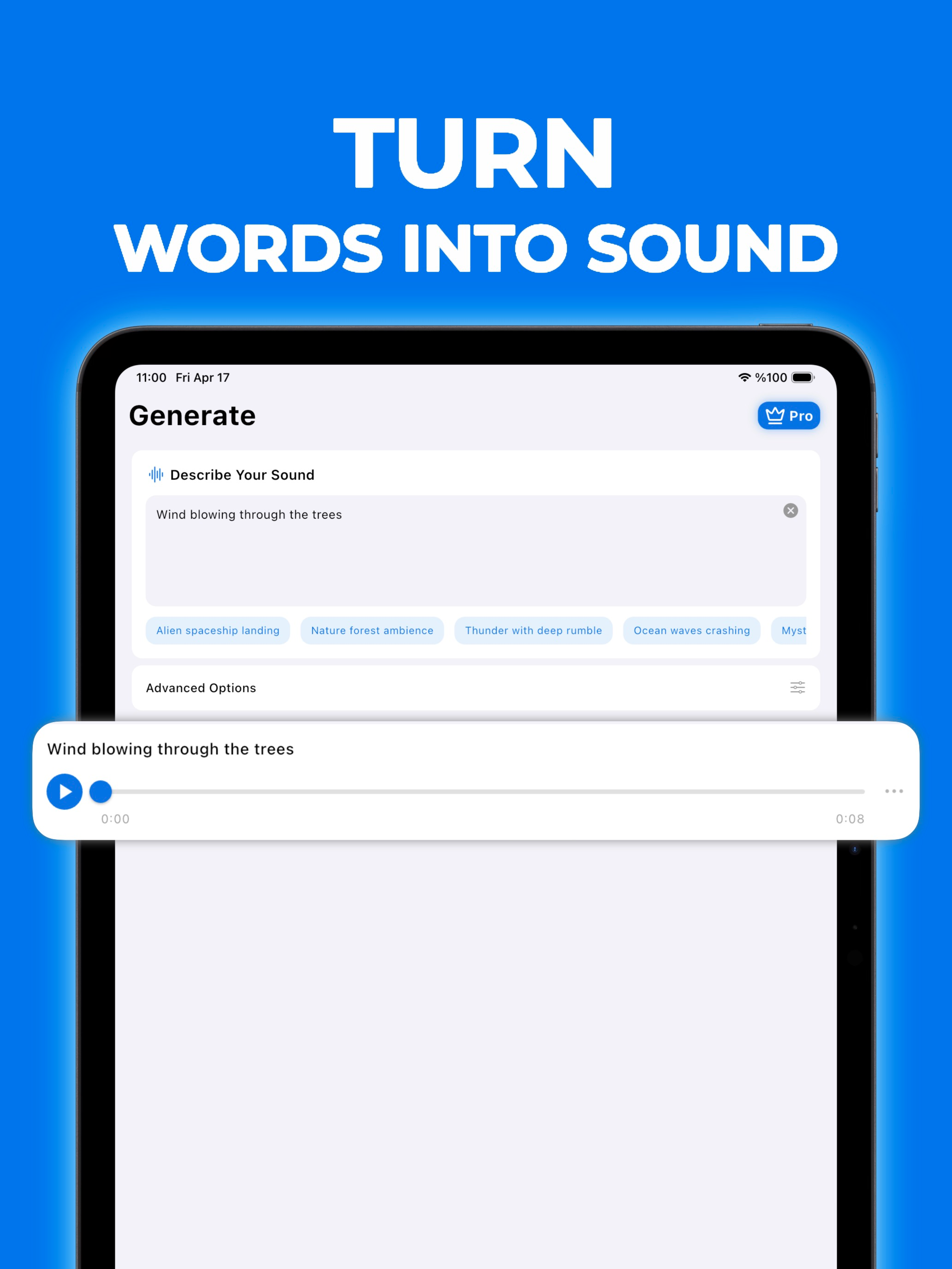 AI Sound Effects Generator