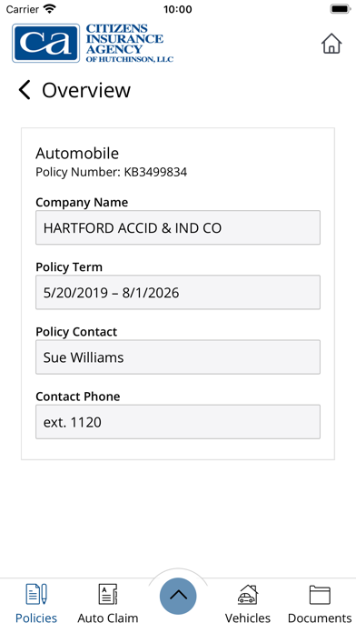 Citizens Insurance Hutchinson Screenshot