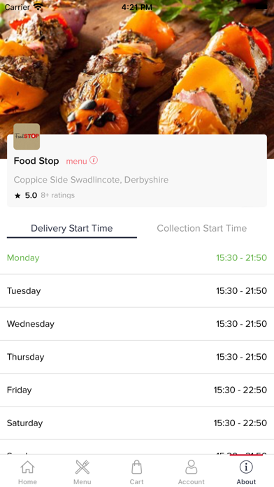 Food Stop Takeaway Screenshot