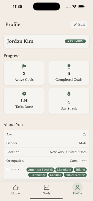 Incremental: AI Goal Planner Screenshot 6 of 7