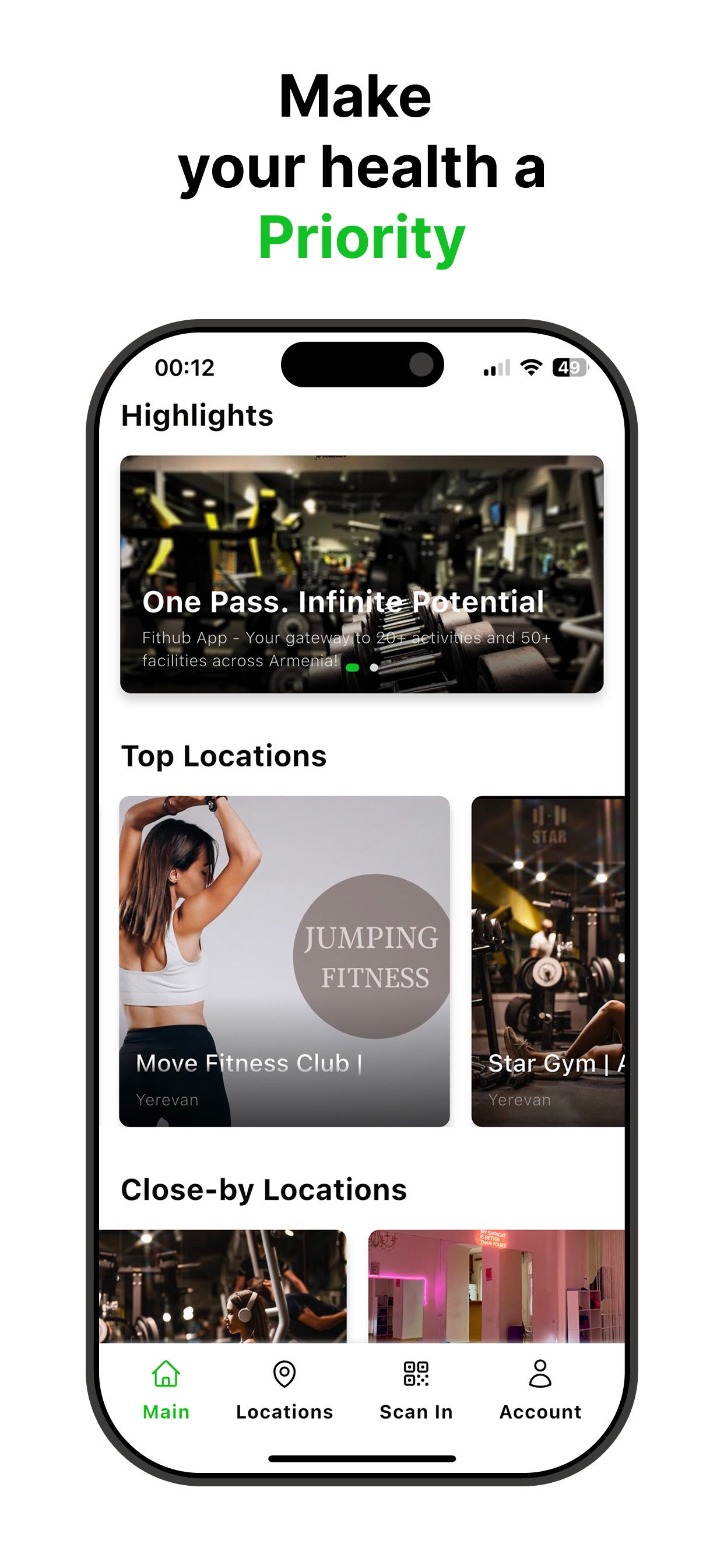 Screenshot 1 of FitHub AM