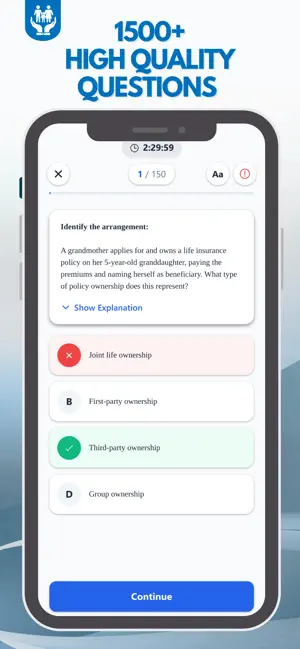 Life Insurance Exam Practice screenshot 2