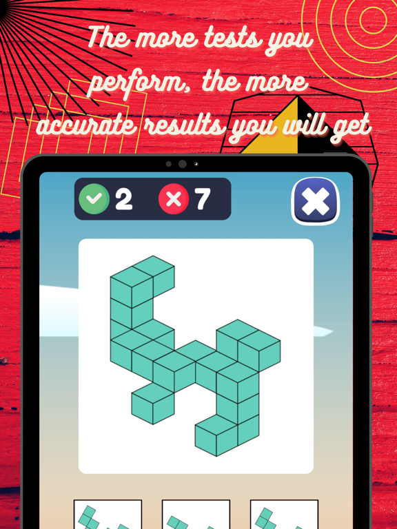 IQ Test: Intelligence & Logic iPad screenshot