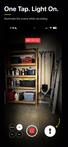 Flashlight Video Camera screenshot