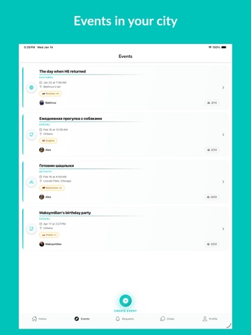 Globi: Find Friends, Community iPad screenshot 3