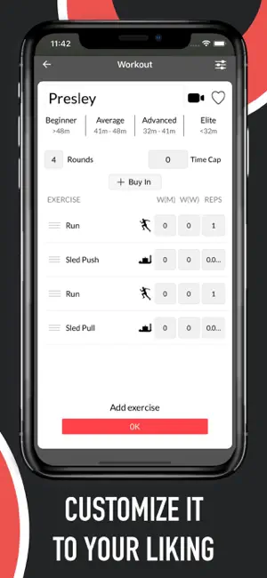 Hyrox Workouts - Fitness Race screenshot 4