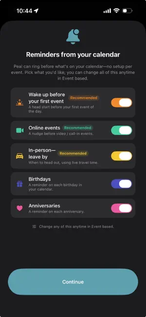 Peal - Reminder Alarms screenshot 2