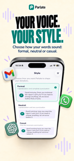 Parlate: AI Dictation Keyboard screenshot 4