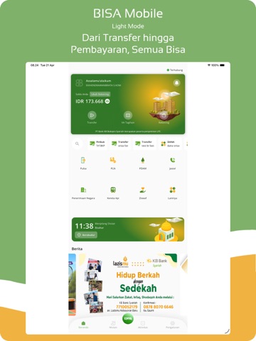 BISA Mobile iPad screenshot