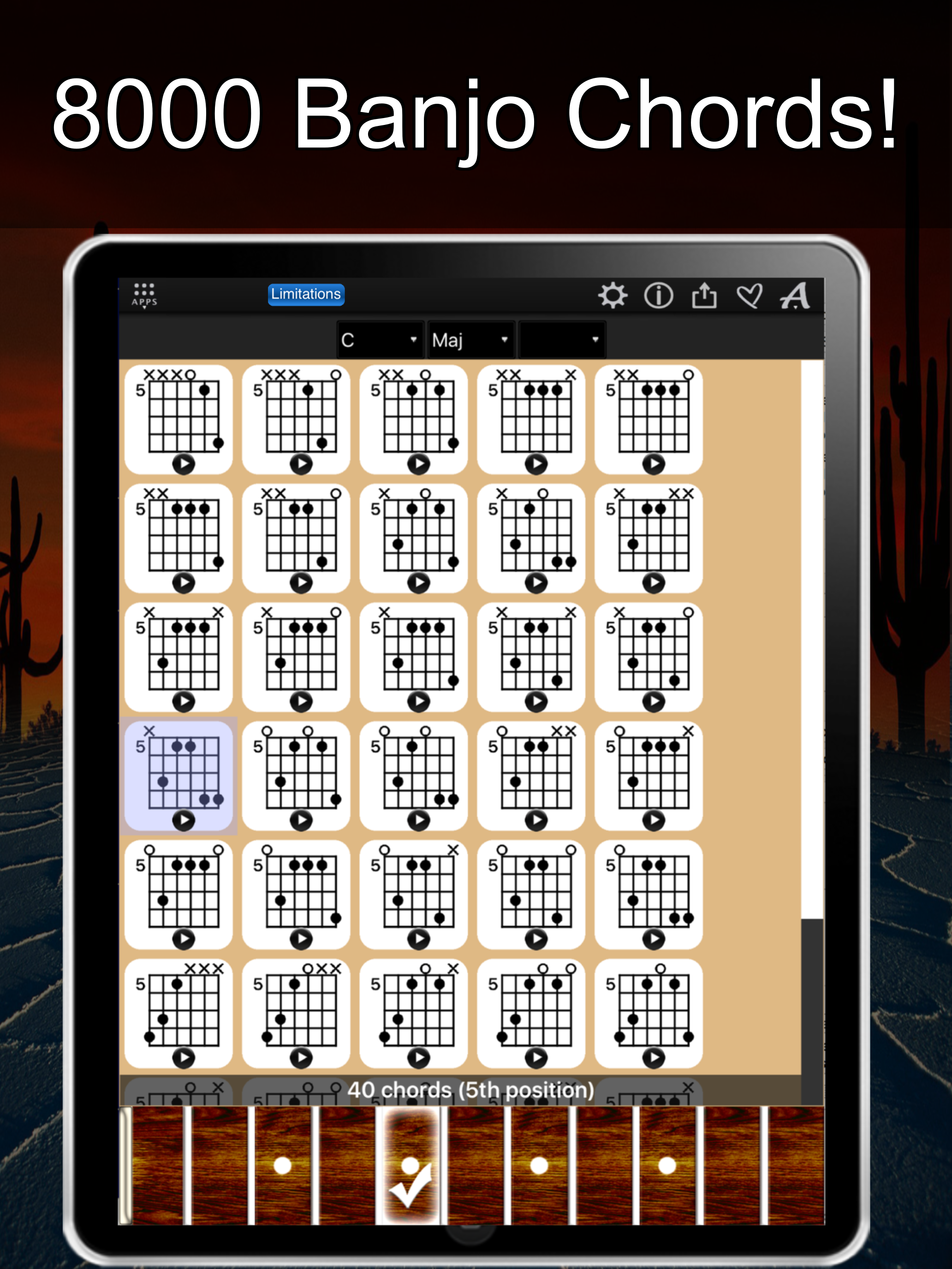 Banjo Chords Compass Lite