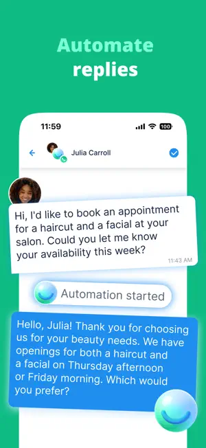 Chatfuel: Auto Reply AI for WA screenshot 4