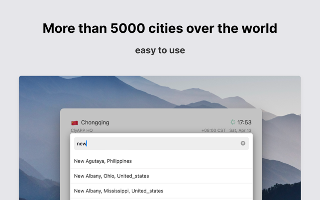 ‎World Clock Timezone - Zonerly Screenshot