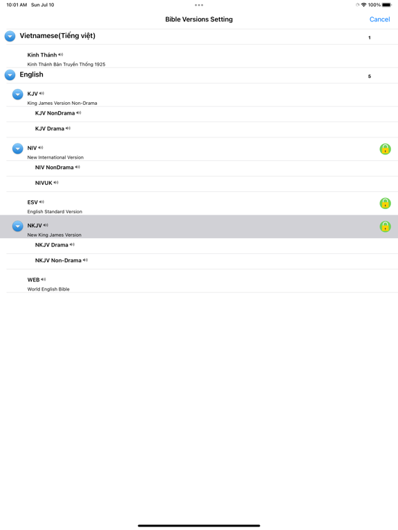 Screenshot #6 pour Kinh Thánh âm thanh tiếng Việt