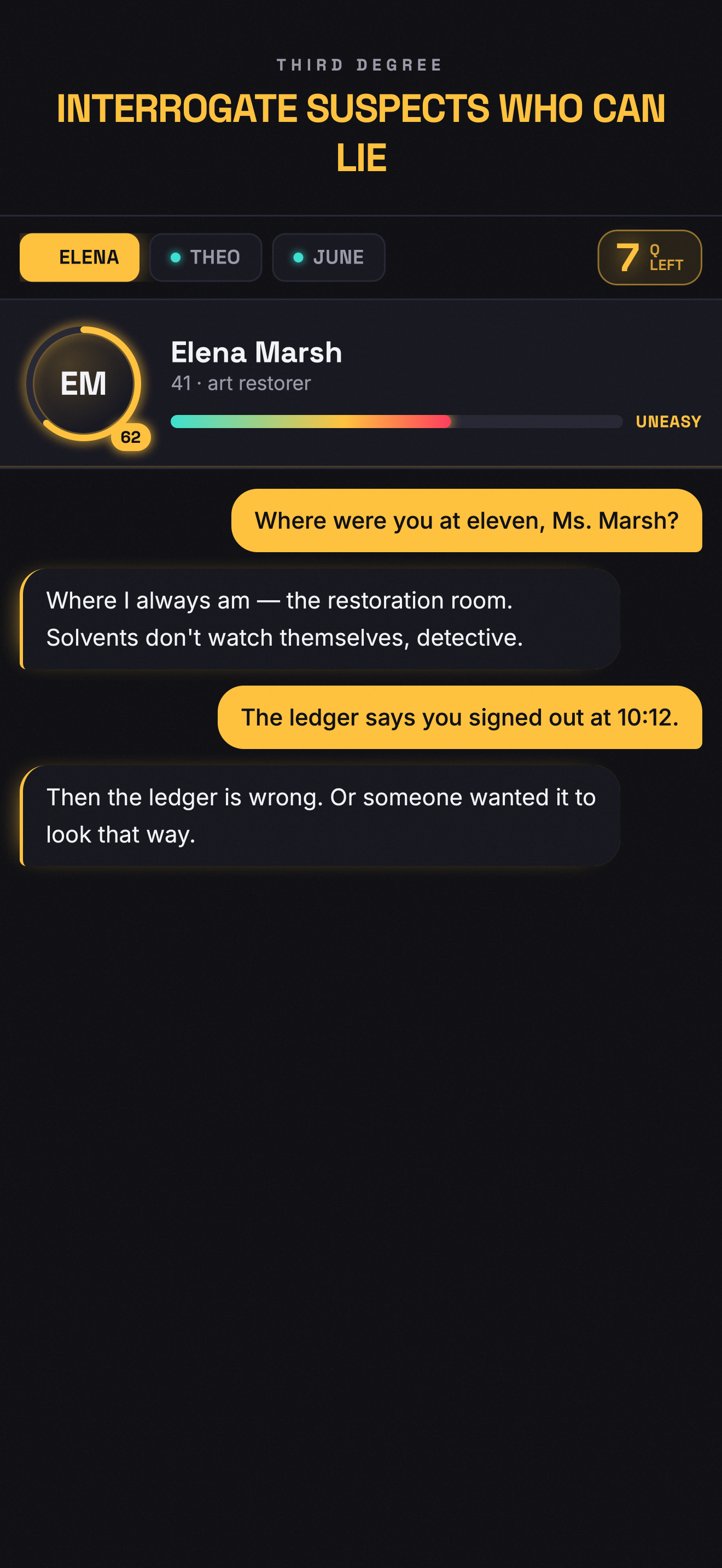 Third Degree: Daily Detective screenshot 4