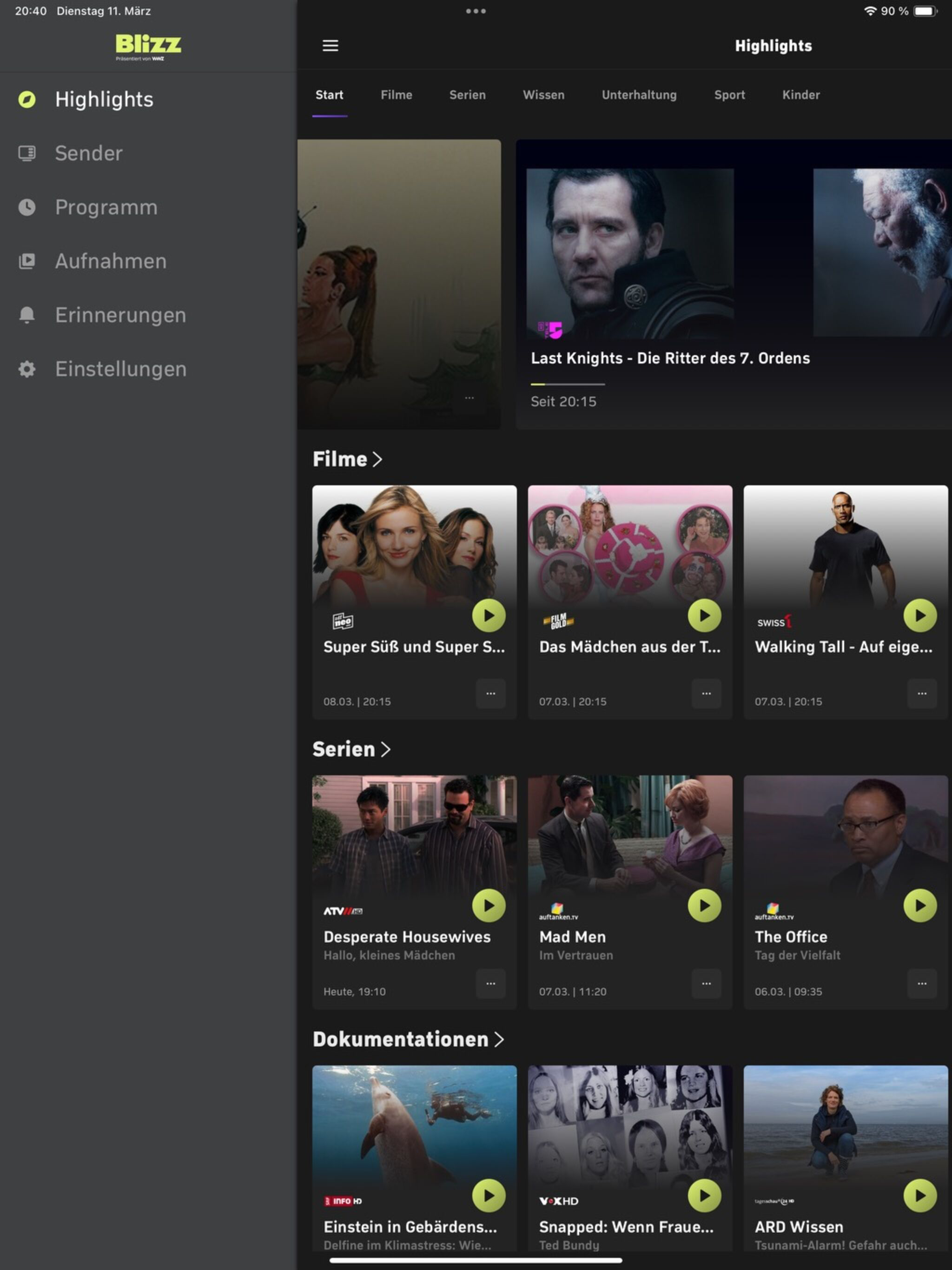 WWZ Blizz TV screenshot 6