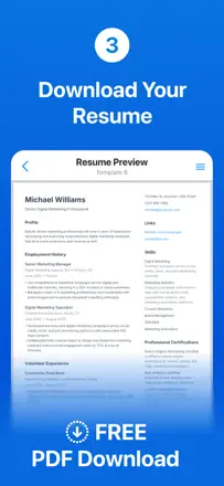 Resume Builder Pro with AI: Screenshot 3 von 3