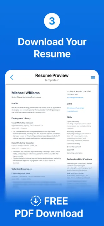 Resume Builder Pro with AI: Screenshot 3 von 3