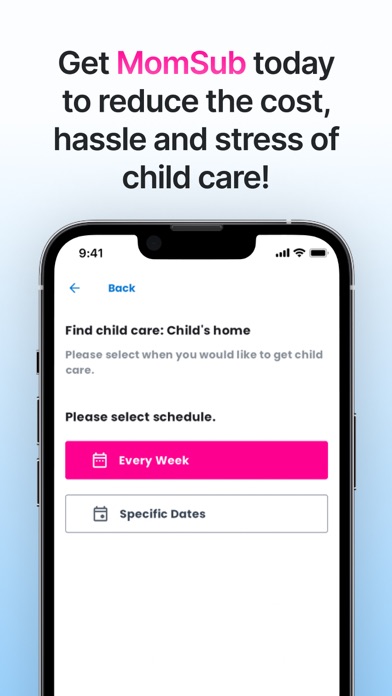 MomSub Nanny Match Screenshot