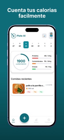 Plate AI - Contar Calorias screenshot