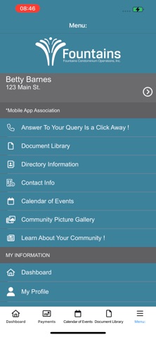 Fountains Condo Operations iPhone screenshot