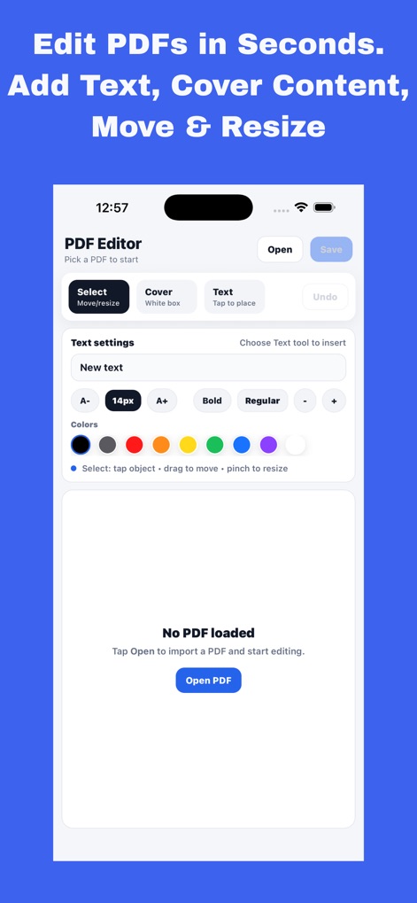 PDF Editor Studio - App de Productividad | MWM