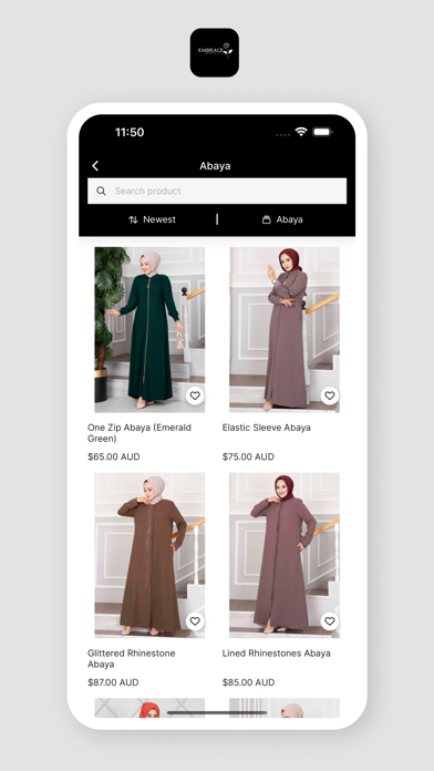 Embrace Modesty Shop Screenshot