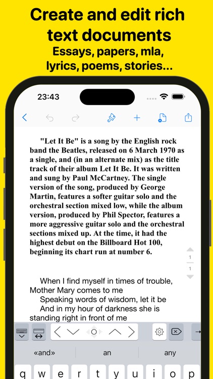 Wordpad + Text, PDF, AI Write