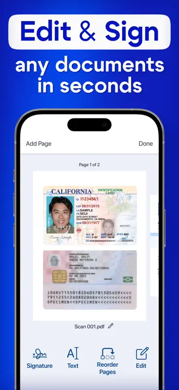PDF Scanner AI: Scan Documents screenshot 3 of 6