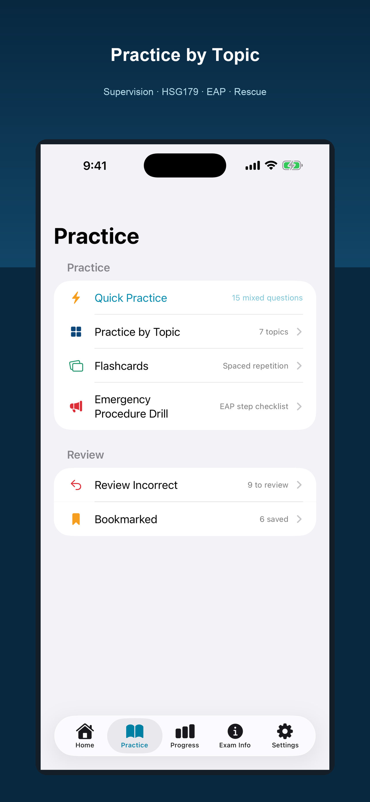 Pool Lifeguard Theory Prep screenshot 2