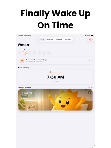 Wecker - Alarm to Wake Up iPad screenshot