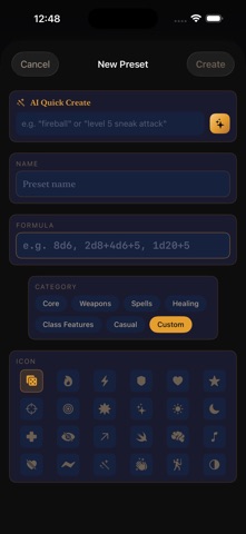 Spellroll: D&D Dice Roller screenshot