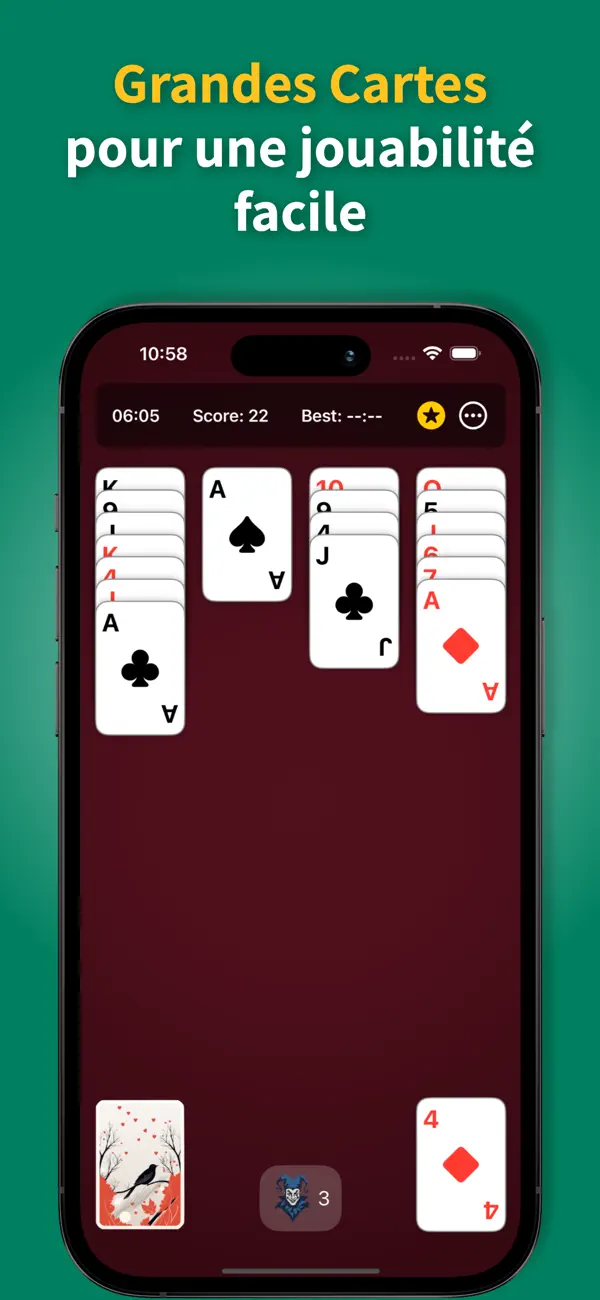 Screenshot #2 pour Solitaire Aces Up Gratuit