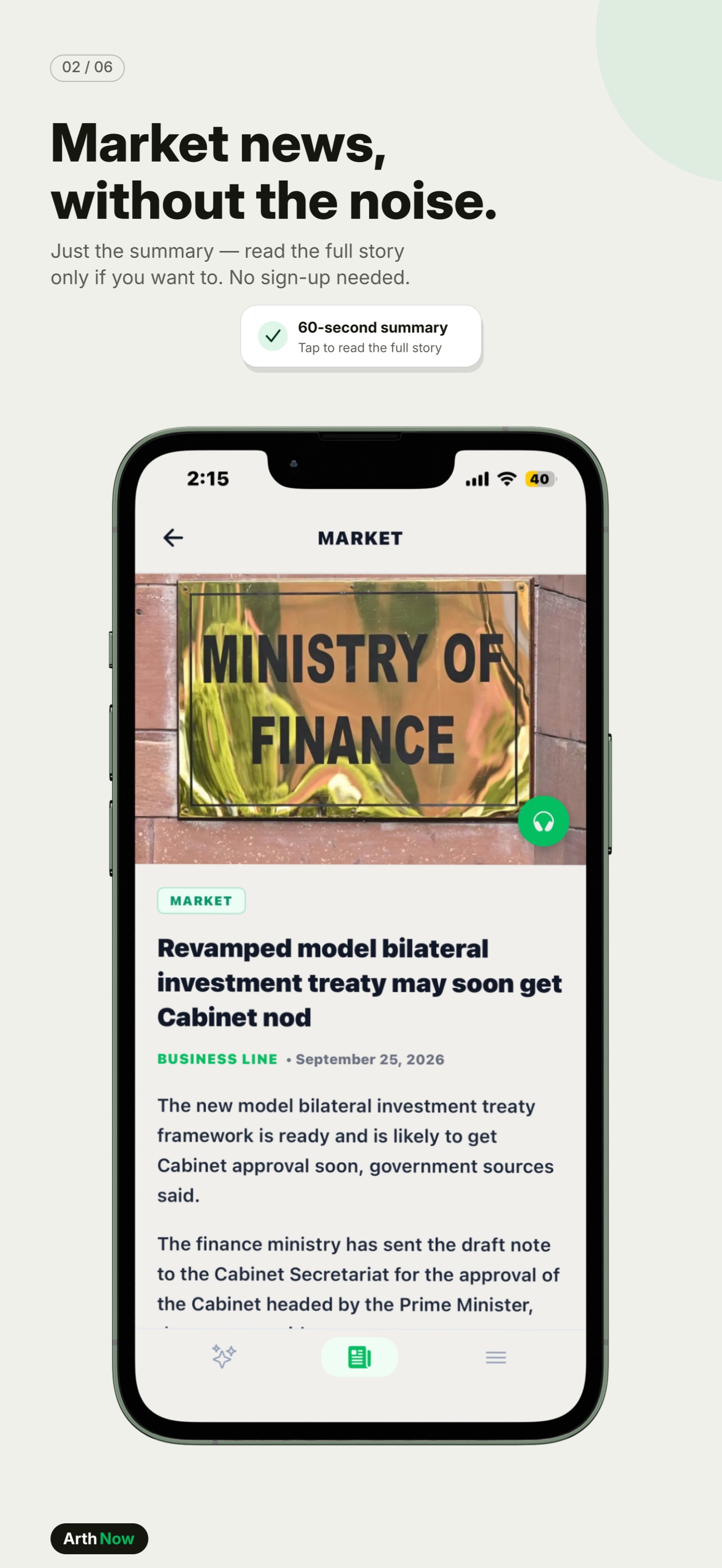 Screenshot 2 of ArthNow – Market & Stock News