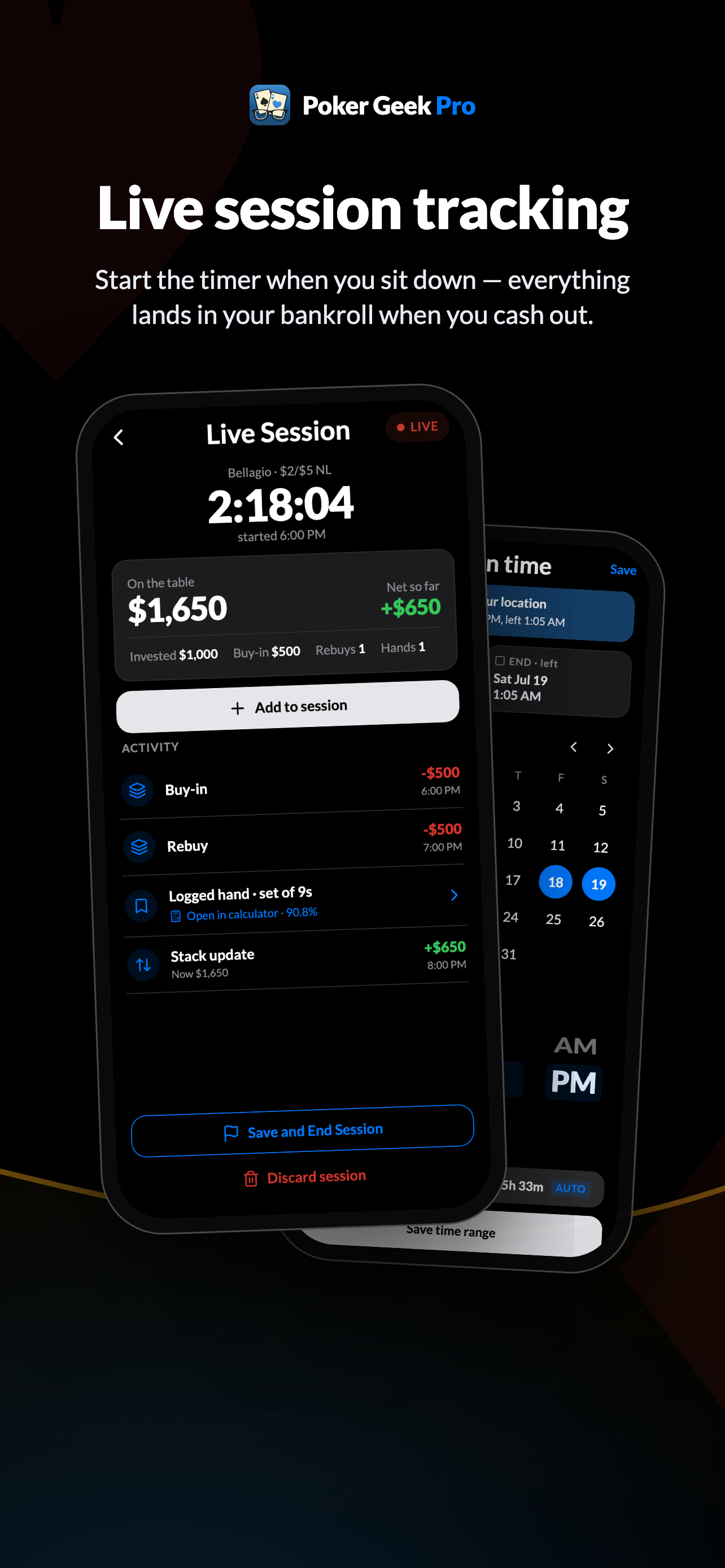 Poker Geek Pro screenshot 3