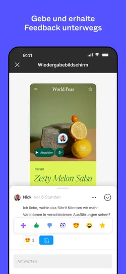 Screenshot von Figma auf dem iPhone 2