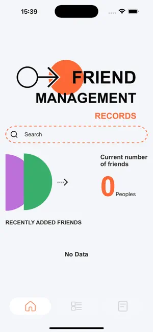 Record my friend information screenshot 1