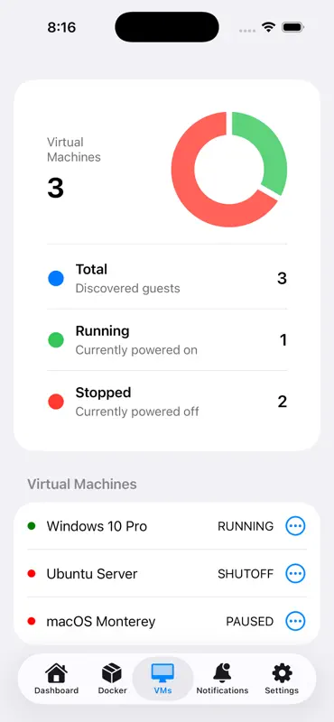 Parity: Unraid Client screenshot 4 of 6